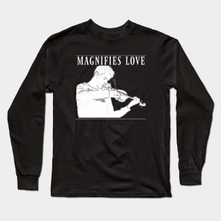 david byrne // magnifies love Long Sleeve T-Shirt